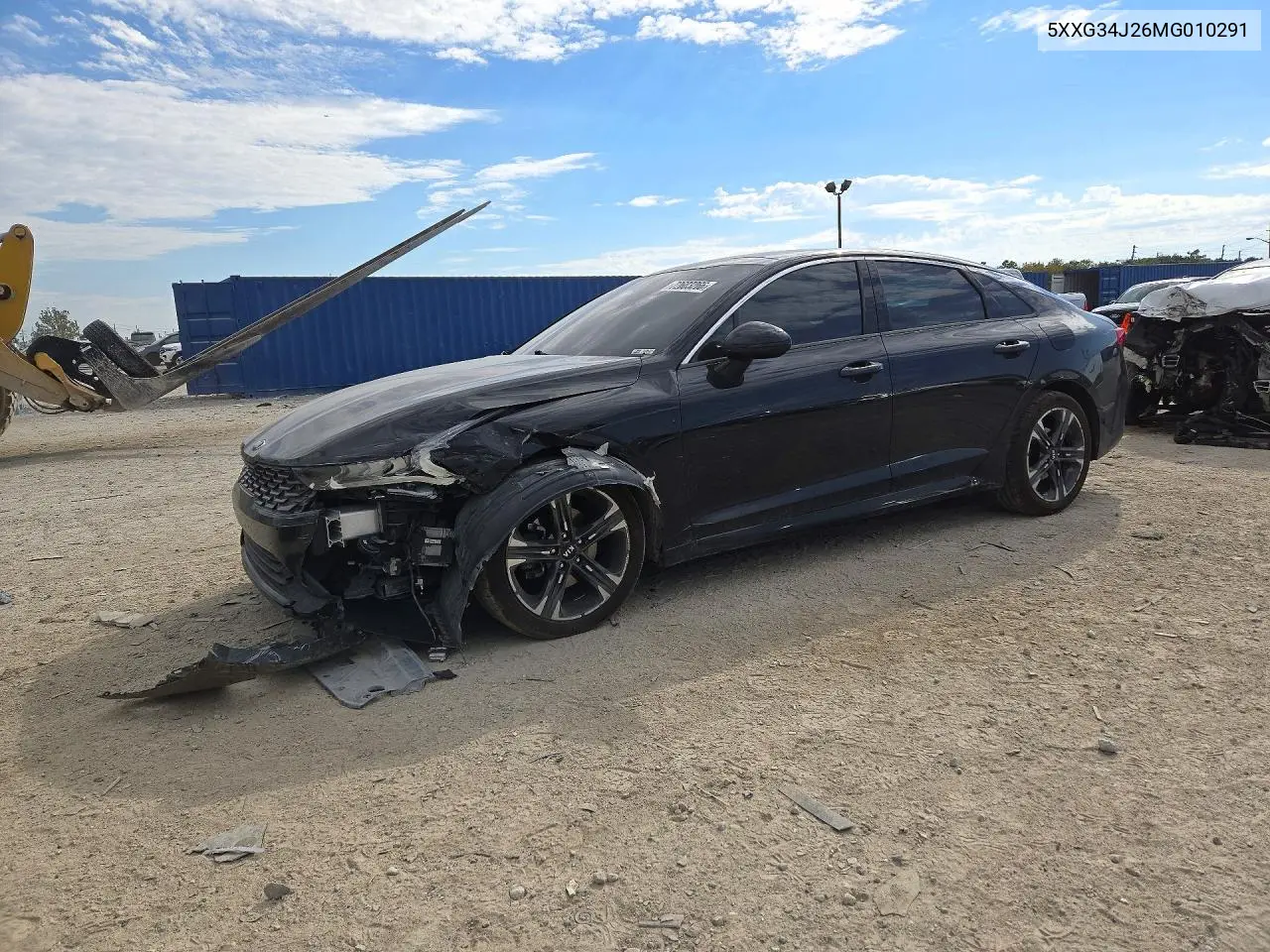 KIA K5 2021, VIN 5XXG34J26MG010291