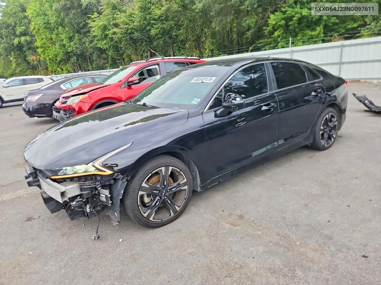 KIA K5 2022, VIN 5XXG64J23NG097611