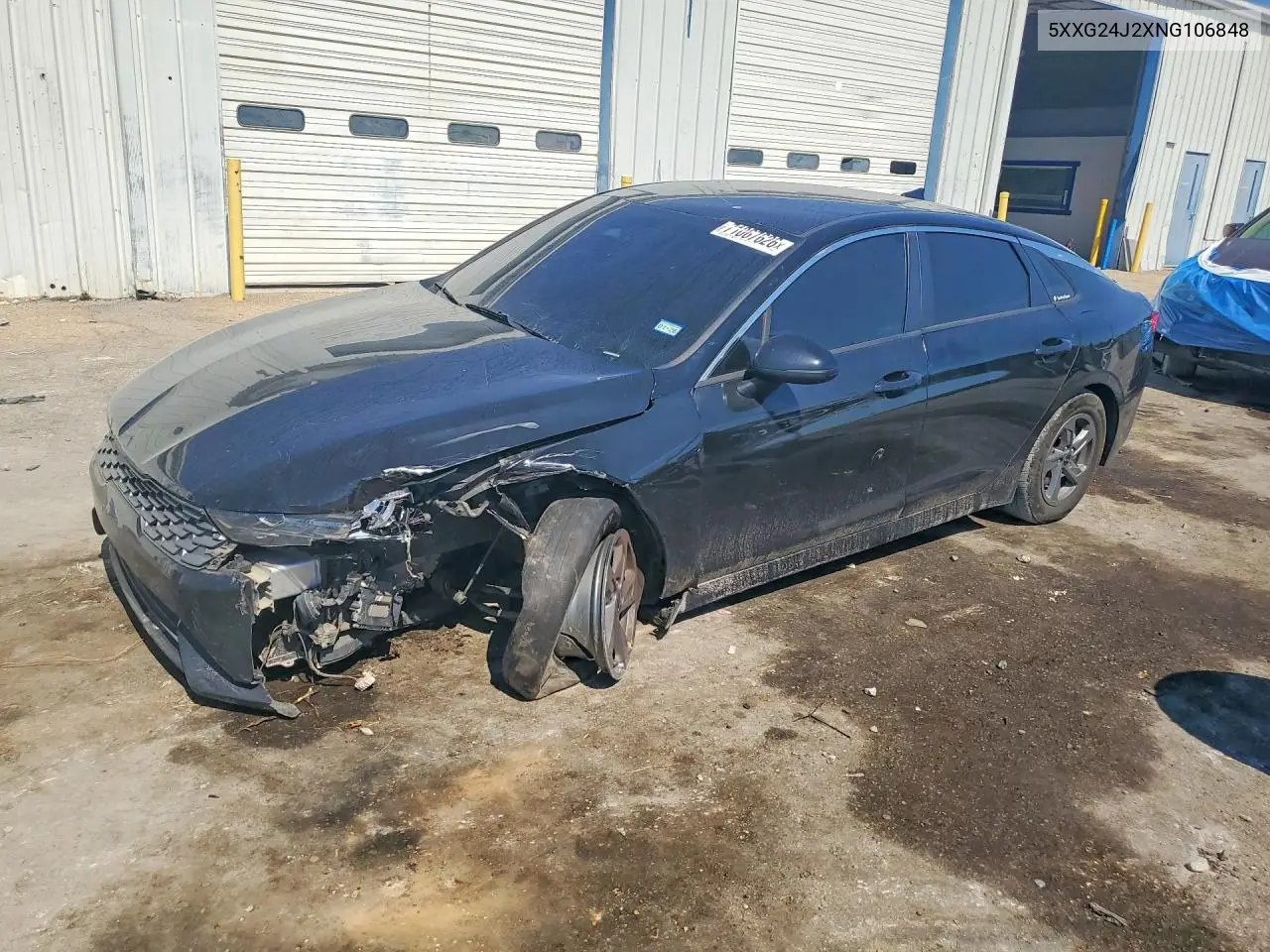 KIA K5 2022, VIN 5XXG24J2XNG106848