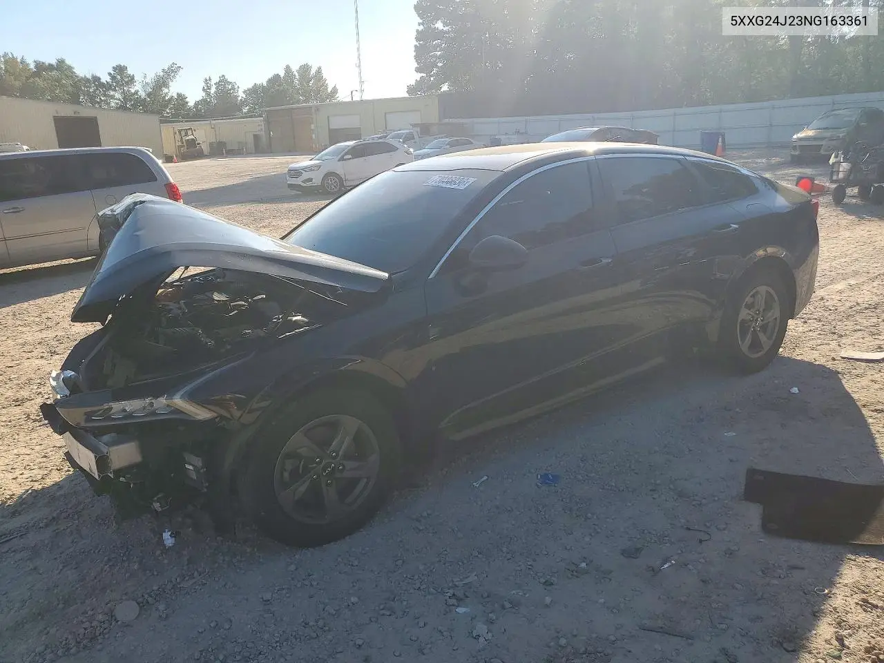 KIA K5 2022, VIN 5XXG24J23NG163361