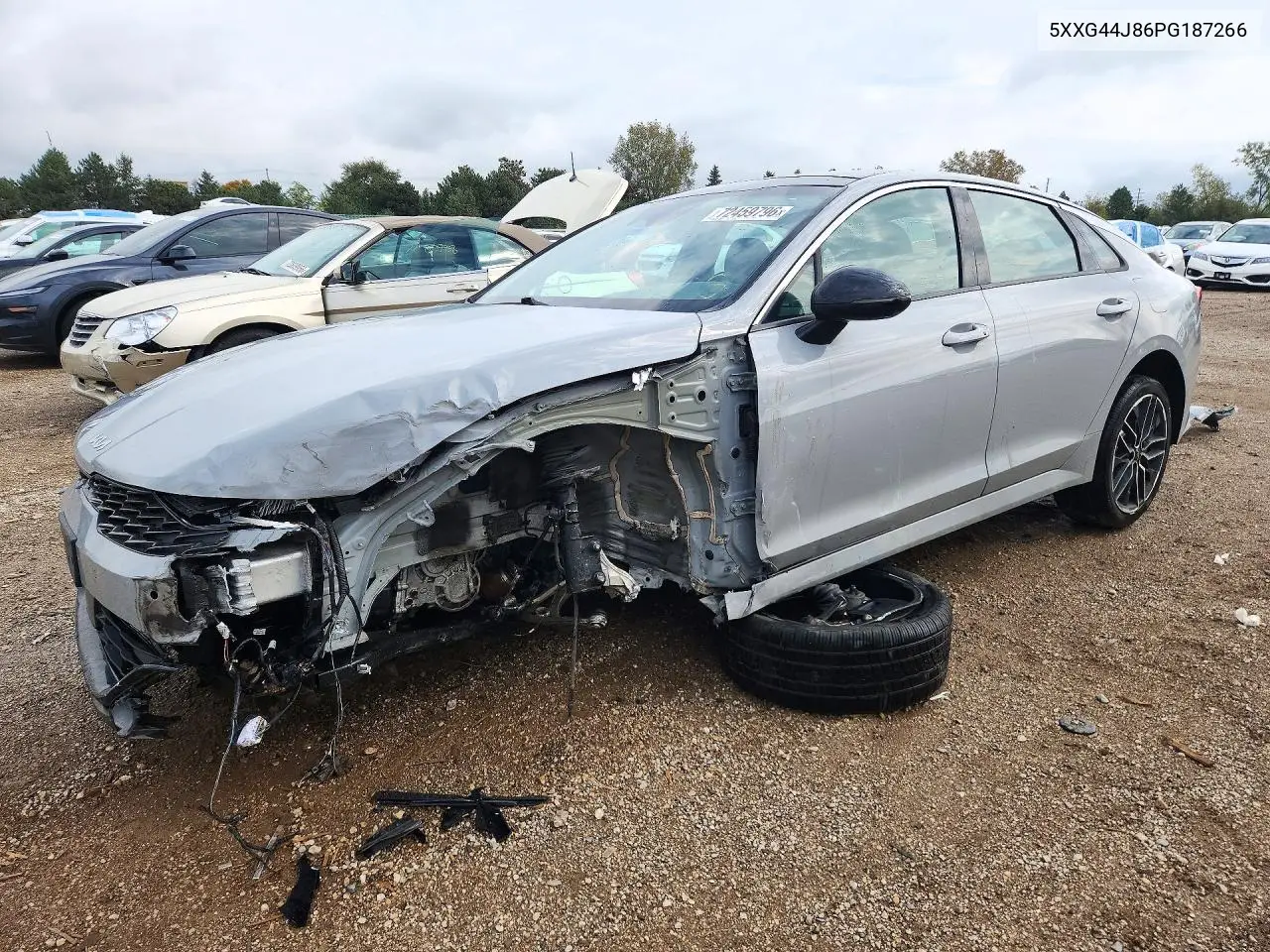 KIA K5 2023, VIN 5XXG44J86PG187266