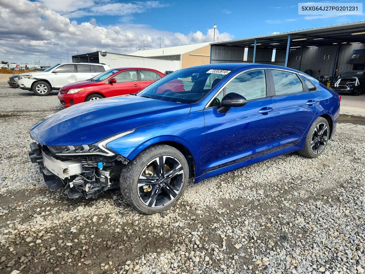 KIA K5 2023, VIN 5XXG64J27PG201231