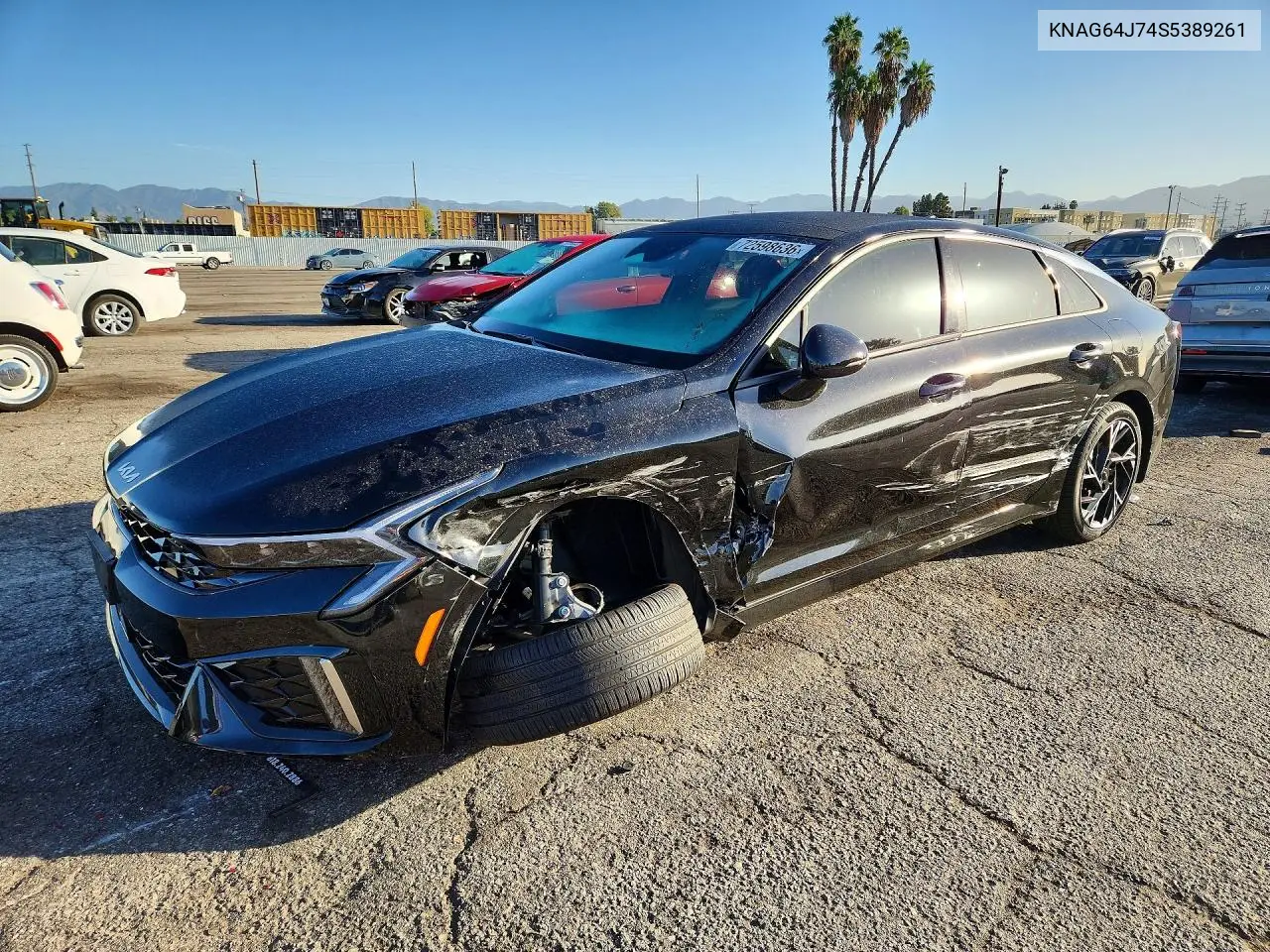 KIA K5 2025, VIN KNAG64J74S5389261