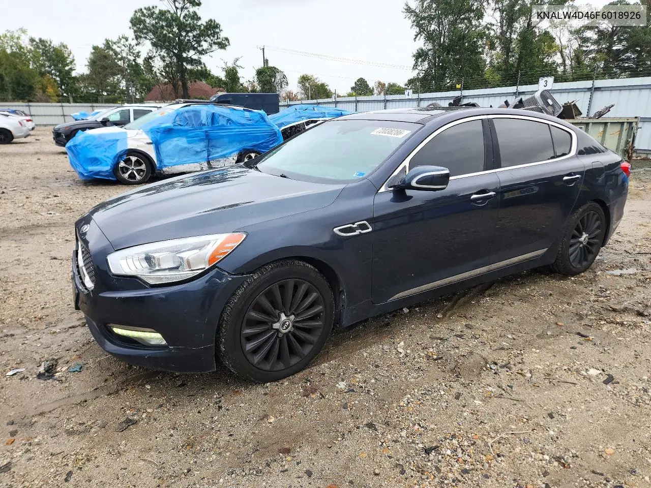 KIA K900 2015, VIN KNALW4D46F6018926