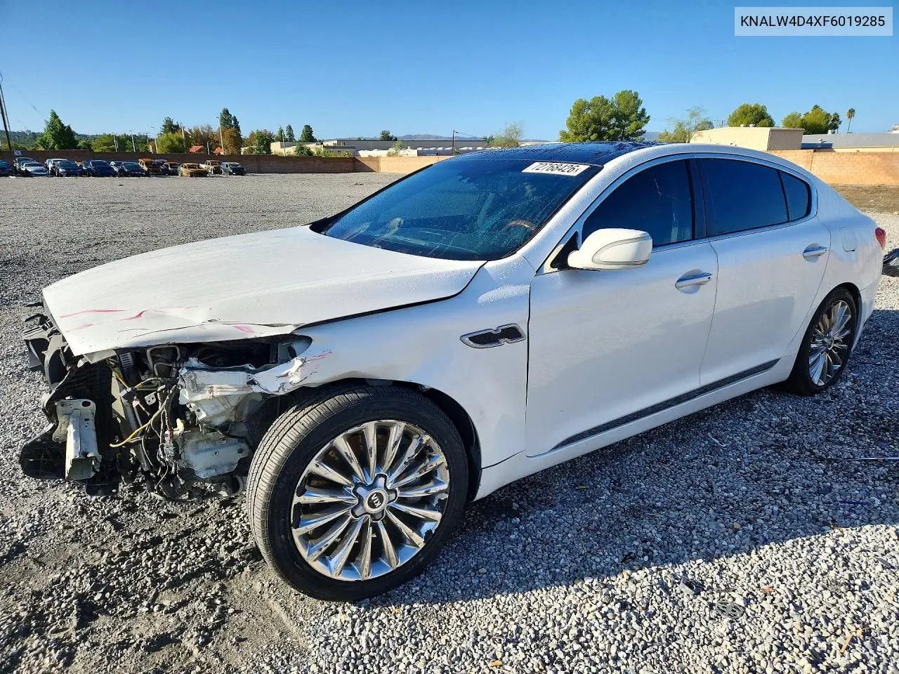 KIA K900 2015, VIN KNALW4D4XF6019285