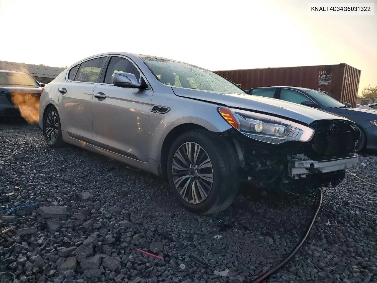 2016 KIA K900 VIN KNALT4D34G6031322 — фото 4