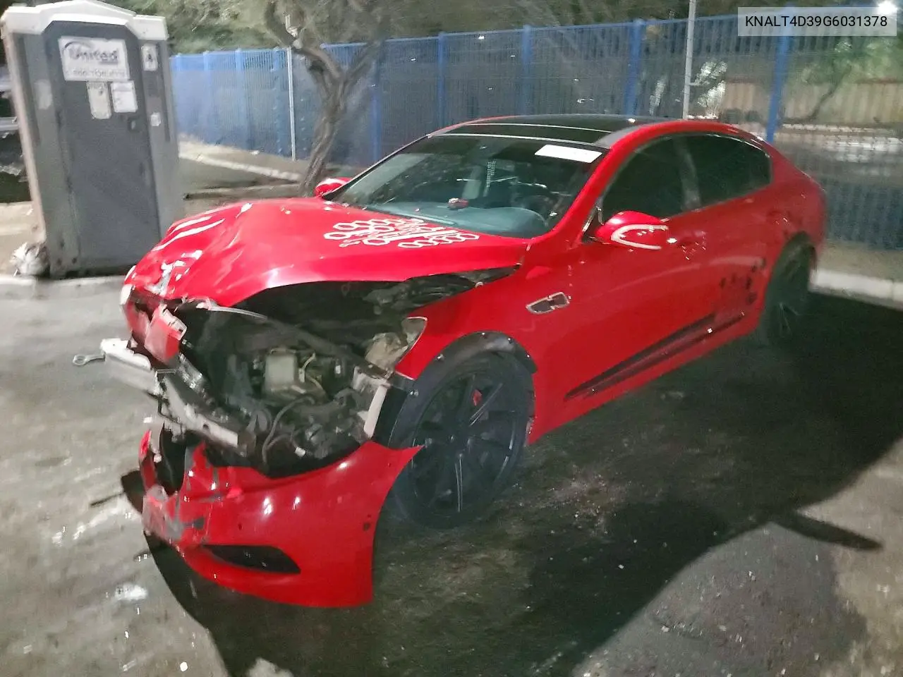KIA K900 2016, VIN KNALT4D39G6031378