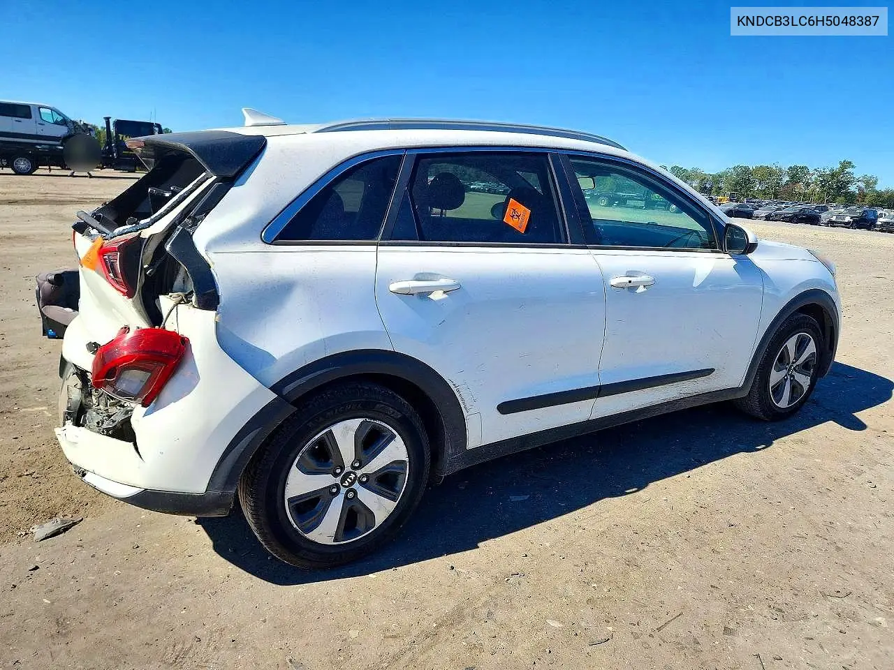 2017 KIA NIRO VIN KNDCB3LC6H5048387 — фото 3