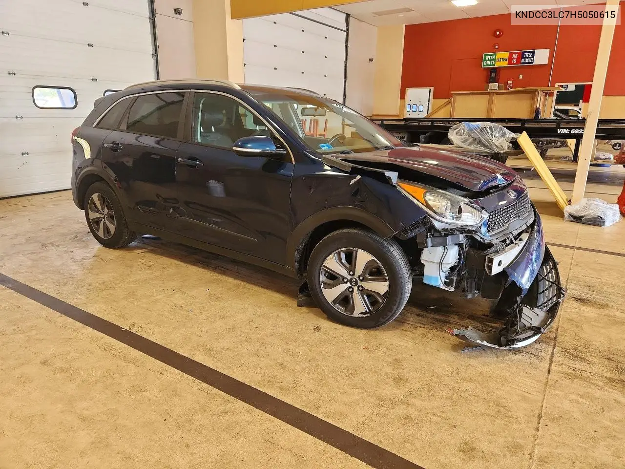 KIA NIRO 2017, VIN KNDCC3LC7H5050615