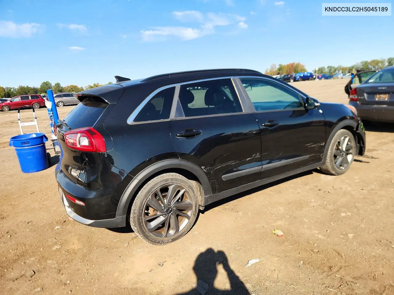 2017 KIA NIRO VIN KNDCC3LC2H5045189 — фото 3