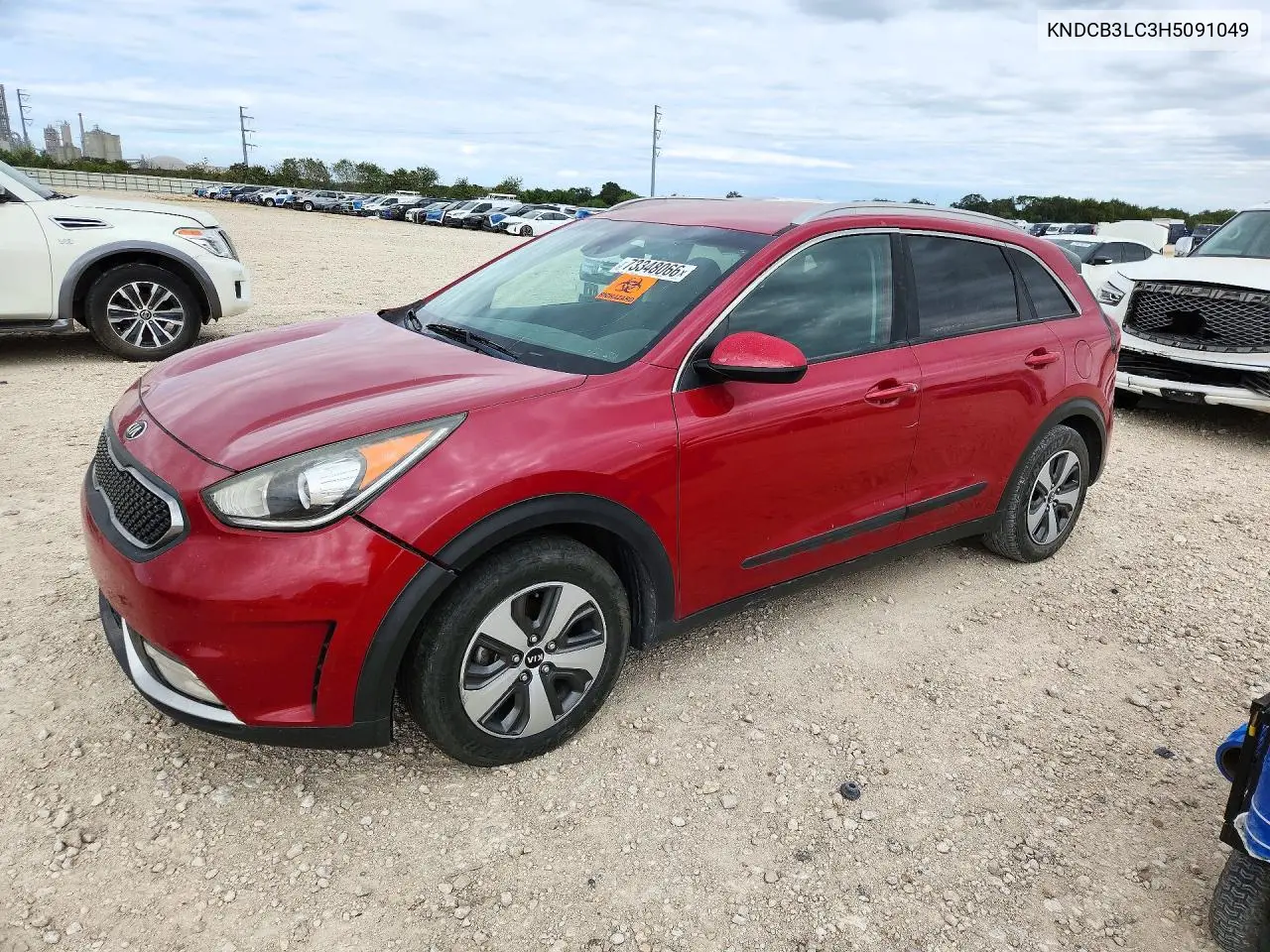 KIA NIRO 2017, VIN KNDCB3LC3H5091049