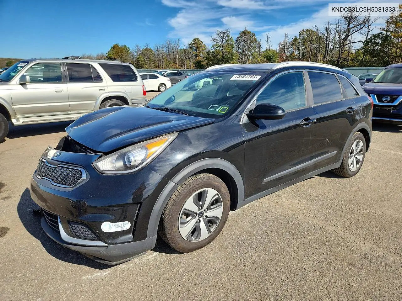 KIA NIRO 2017, VIN KNDCB3LC5H5081333