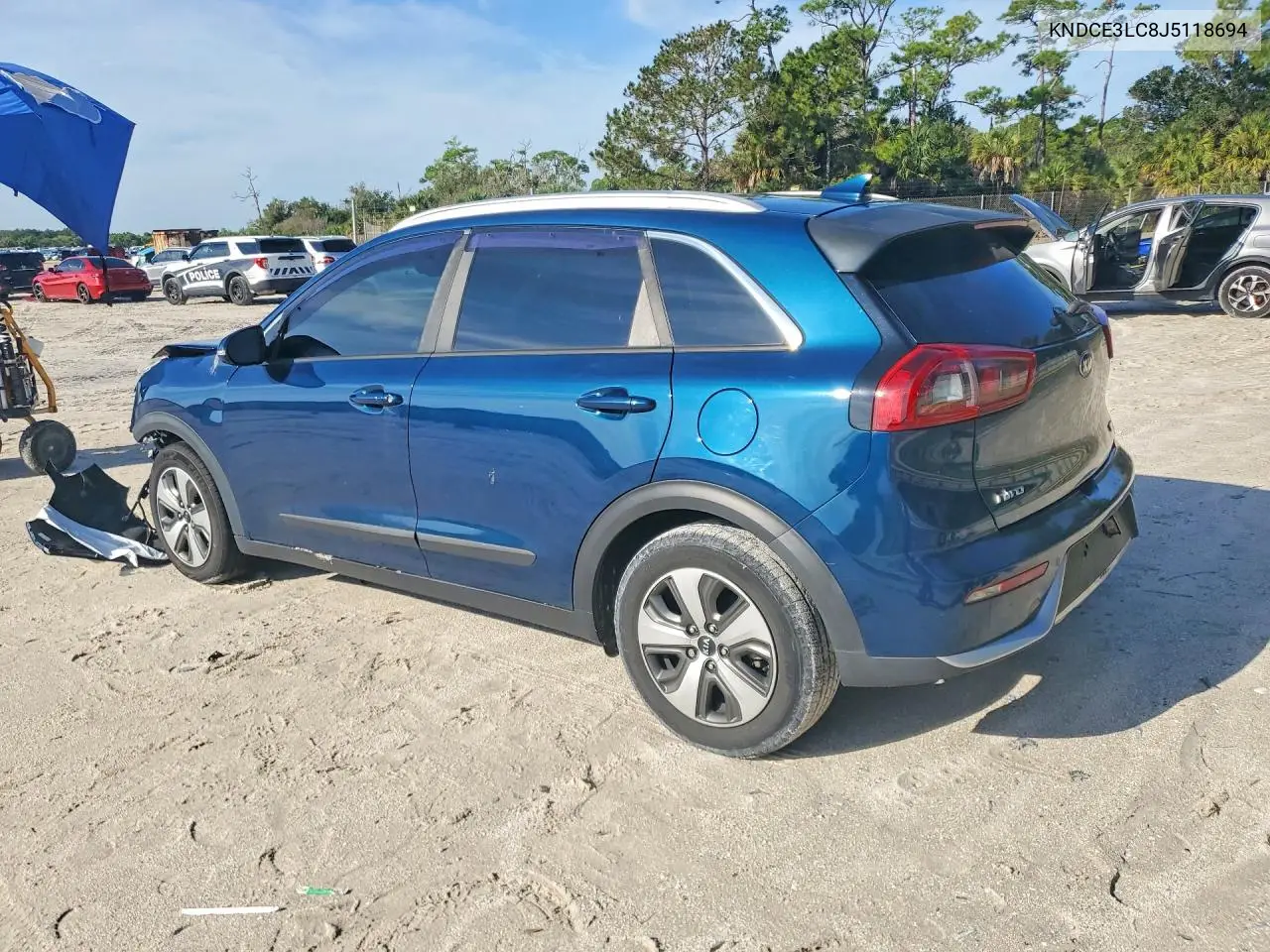 2018 KIA NIRO VIN KNDCE3LC8J5118694 — фото 2