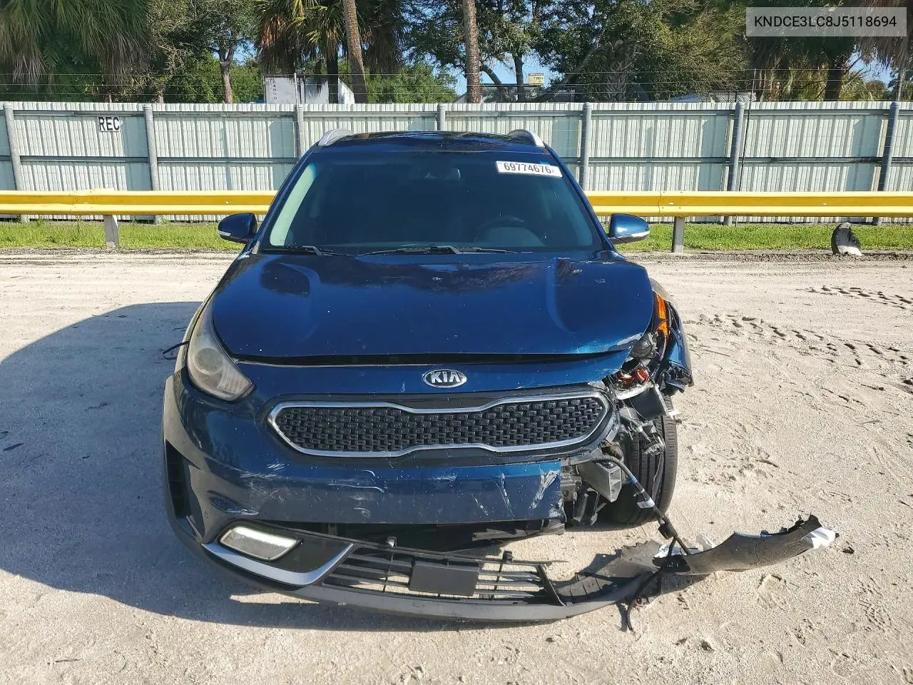 2018 KIA NIRO VIN KNDCE3LC8J5118694 — фото 5