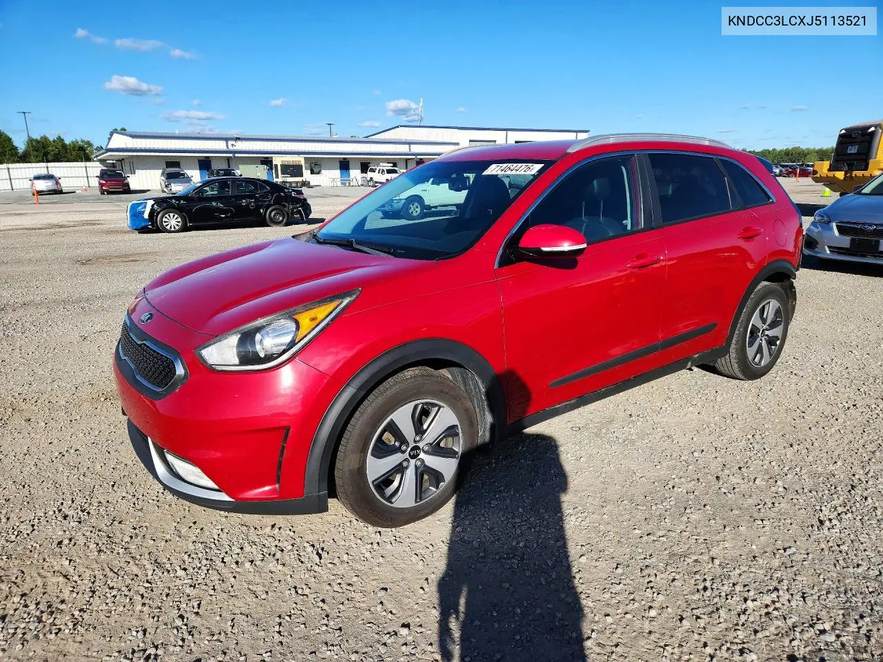 KIA NIRO 2018, VIN KNDCC3LCXJ5113521