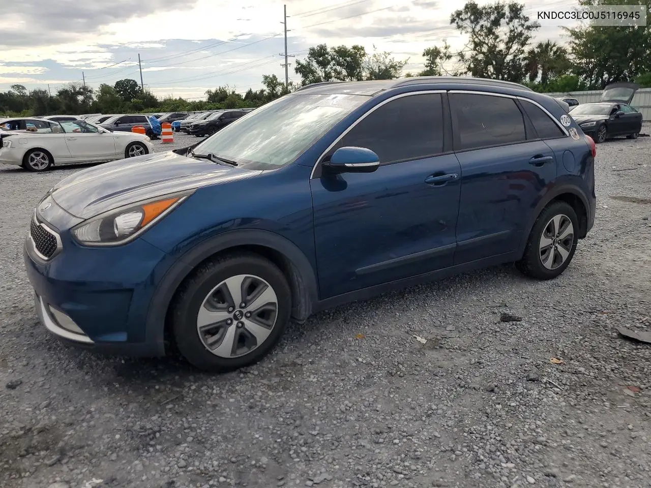 KIA NIRO 2018, VIN KNDCC3LC0J5116945