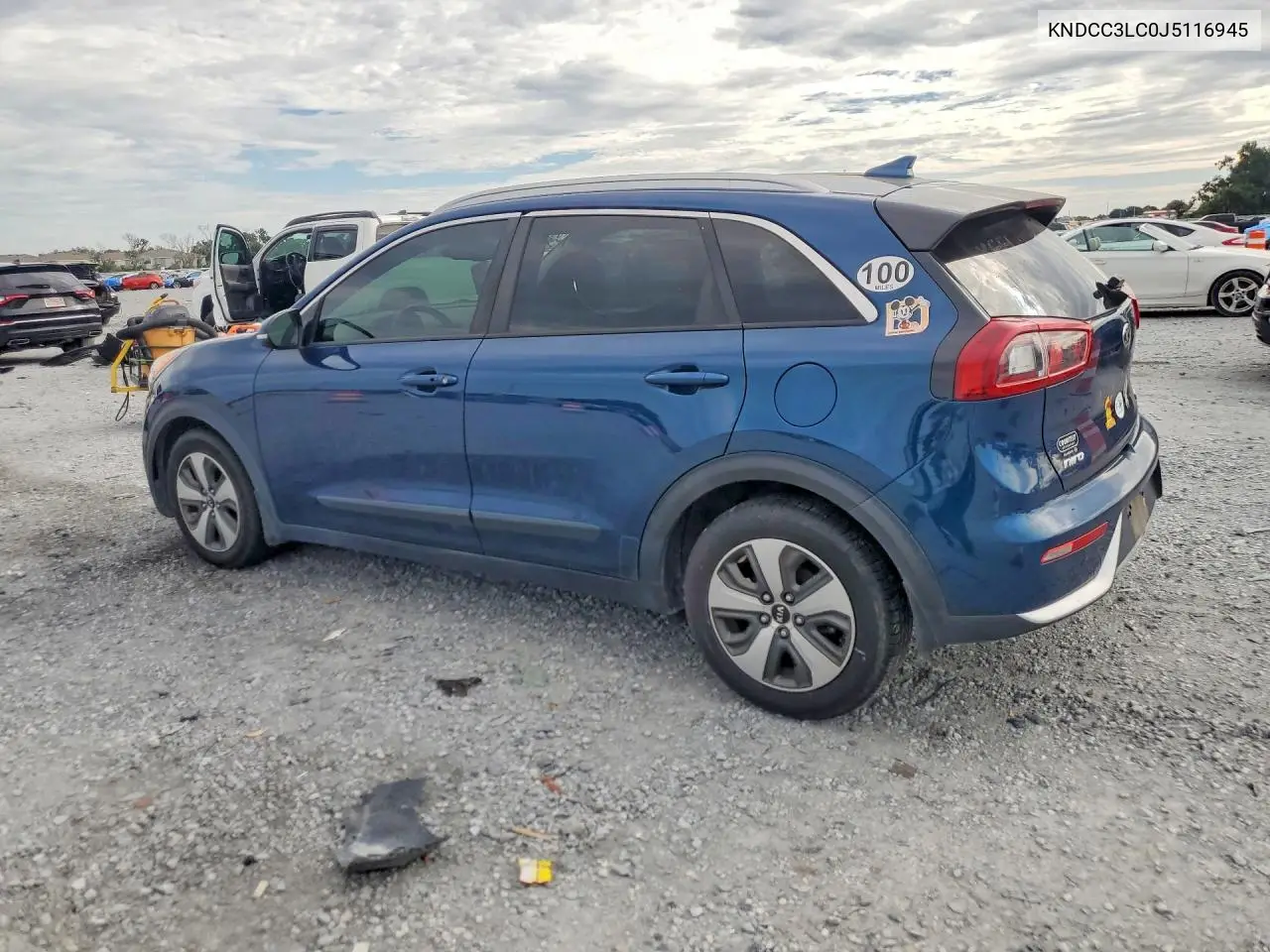 2018 KIA NIRO VIN KNDCC3LC0J5116945 — фото 2