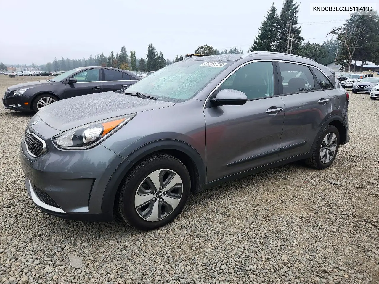 KIA NIRO 2018, VIN KNDCB3LC3J5114139