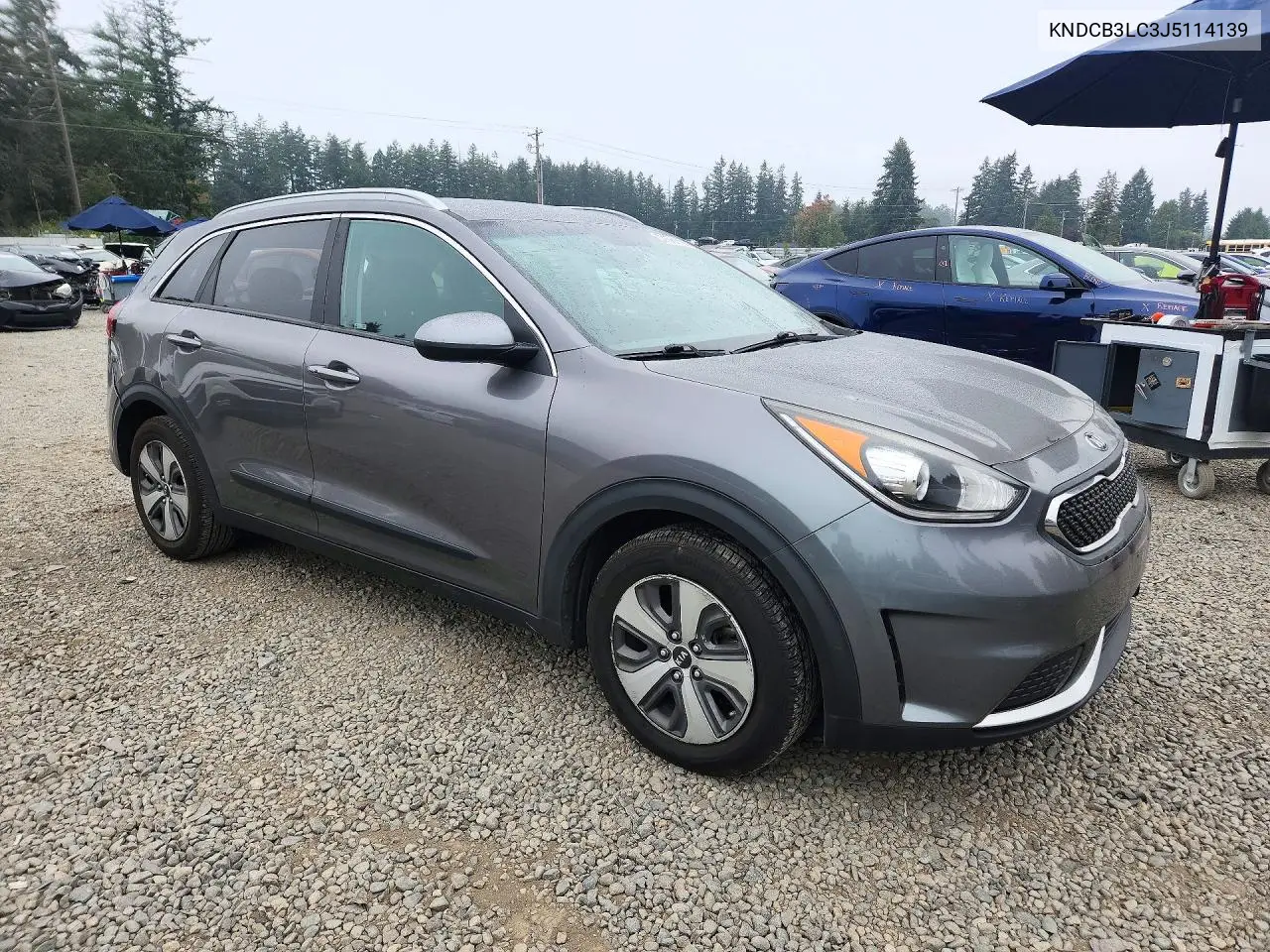 2018 KIA NIRO VIN KNDCB3LC3J5114139 — фото 4