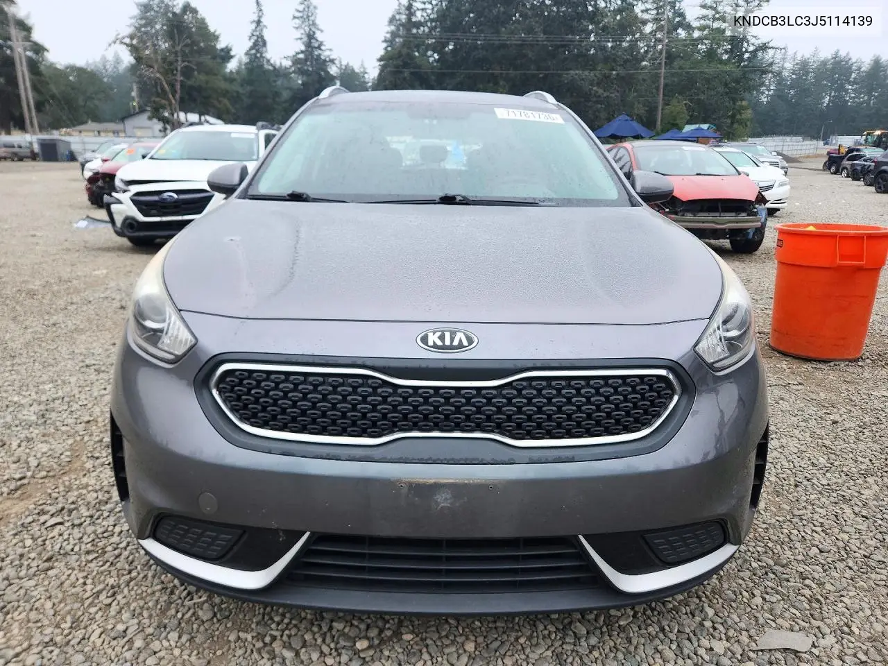 2018 KIA NIRO VIN KNDCB3LC3J5114139 — фото 5