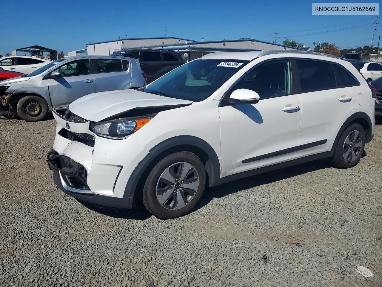 KIA NIRO 2018, VIN KNDCC3LC1J5162669