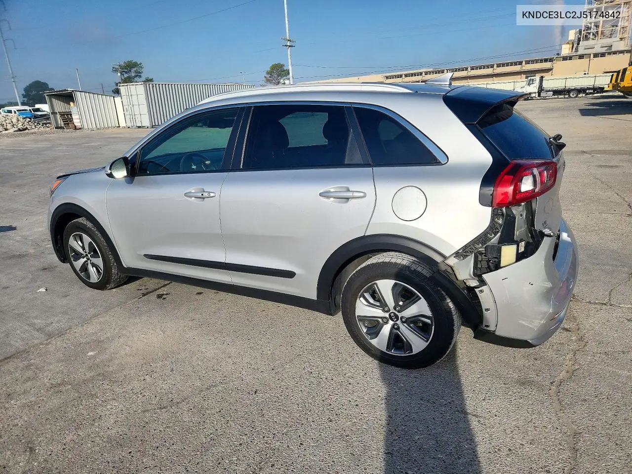 2018 KIA NIRO VIN KNDCE3LC2J5174842 — фото 2