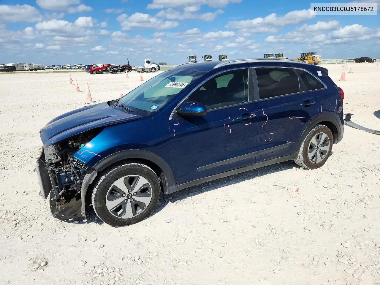 KIA NIRO 2018, VIN KNDCB3LC0J5178672