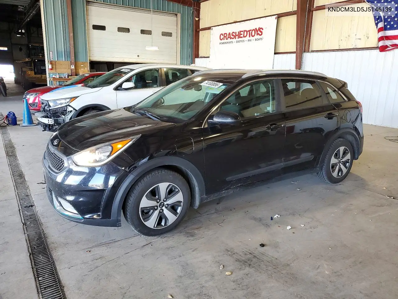 KIA NIRO 2018, VIN KNDCM3LD5J5146139