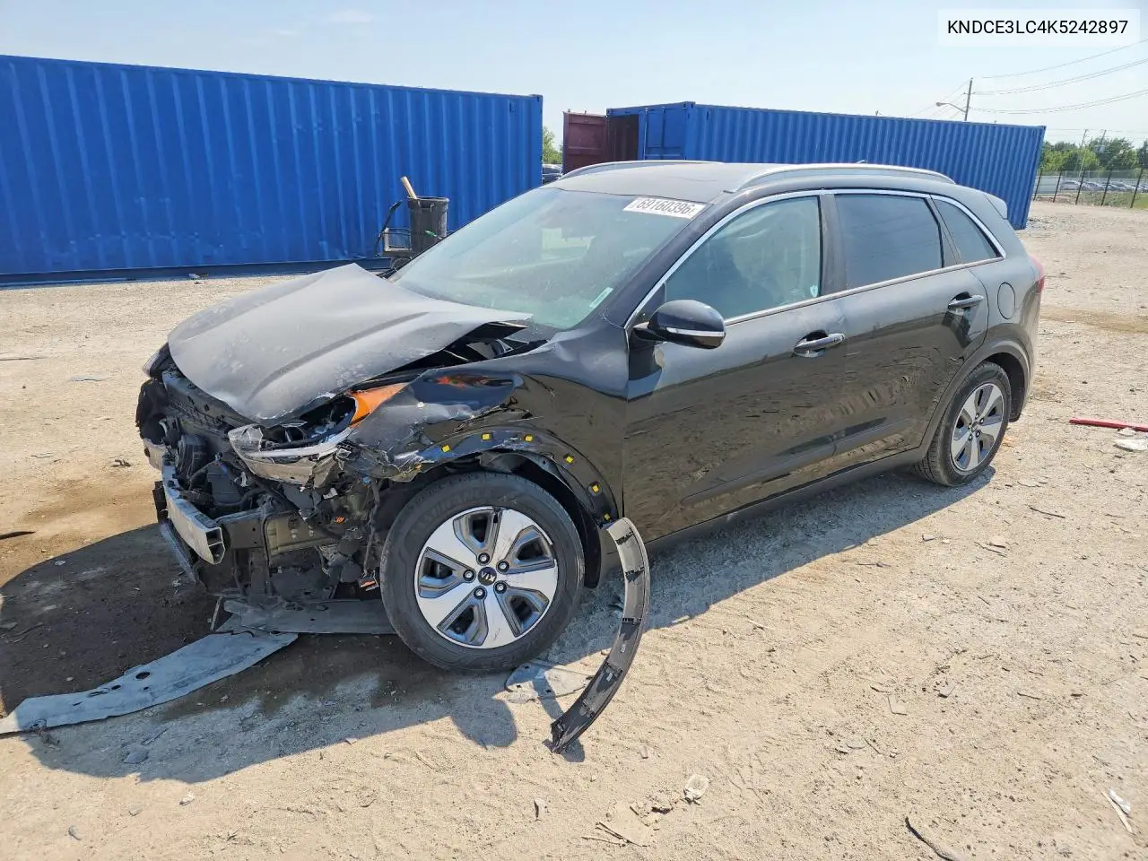 KIA NIRO 2019, VIN KNDCE3LC4K5242897
