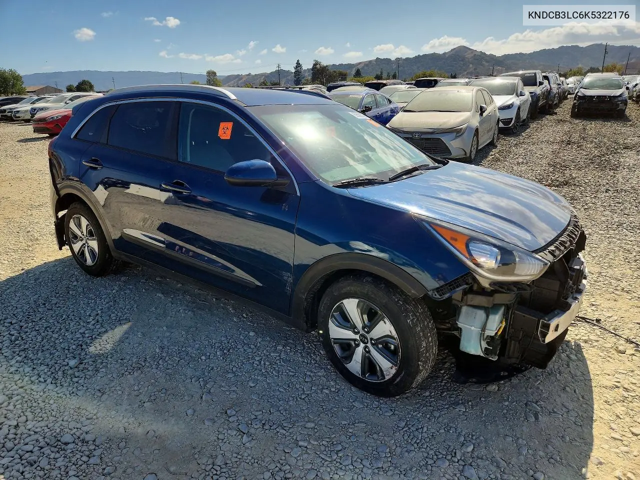 2019 KIA NIRO VIN KNDCB3LC6K5322176 — фото 4