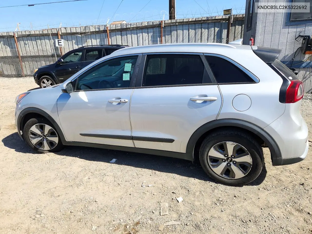 2019 KIA NIRO VIN KNDCB3LC2K5322692 — фото 2