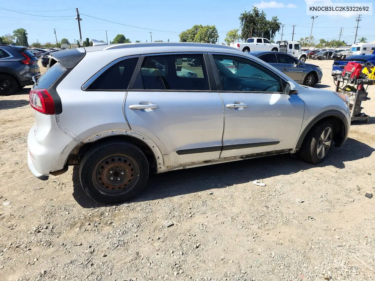 2019 KIA NIRO VIN KNDCB3LC2K5322692 — фото 3