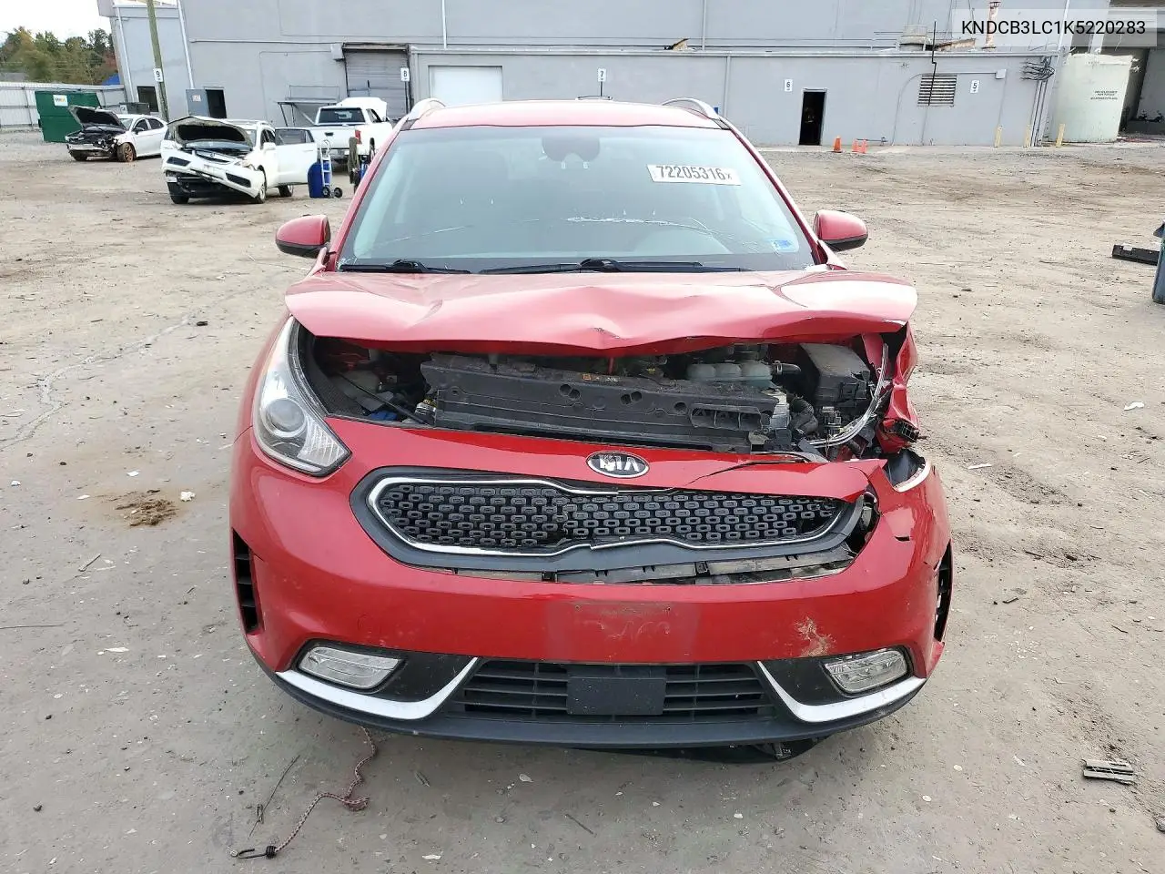2019 KIA NIRO VIN KNDCB3LC1K5220283 — фото 5