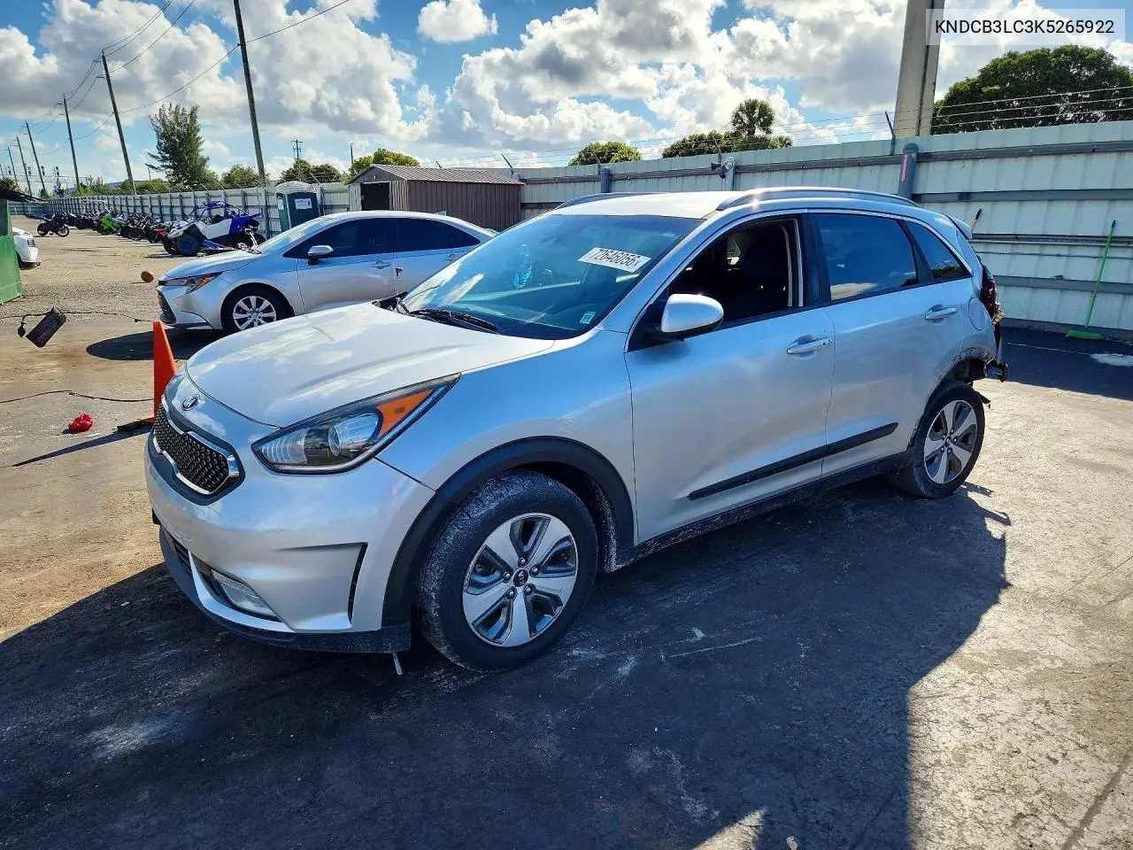 KIA NIRO 2019, VIN KNDCB3LC3K5265922