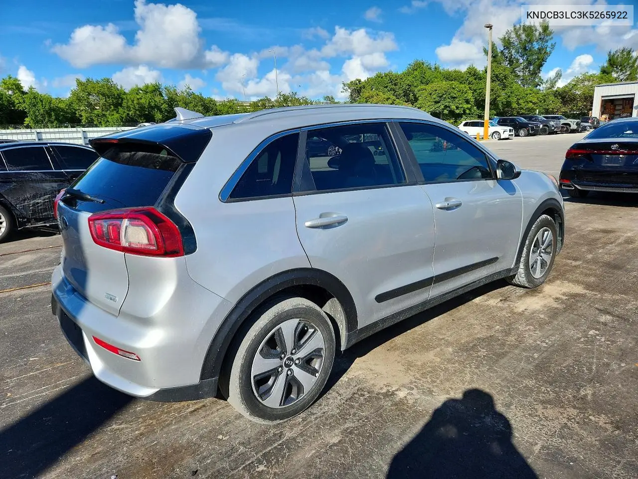2019 KIA NIRO VIN KNDCB3LC3K5265922 — фото 3