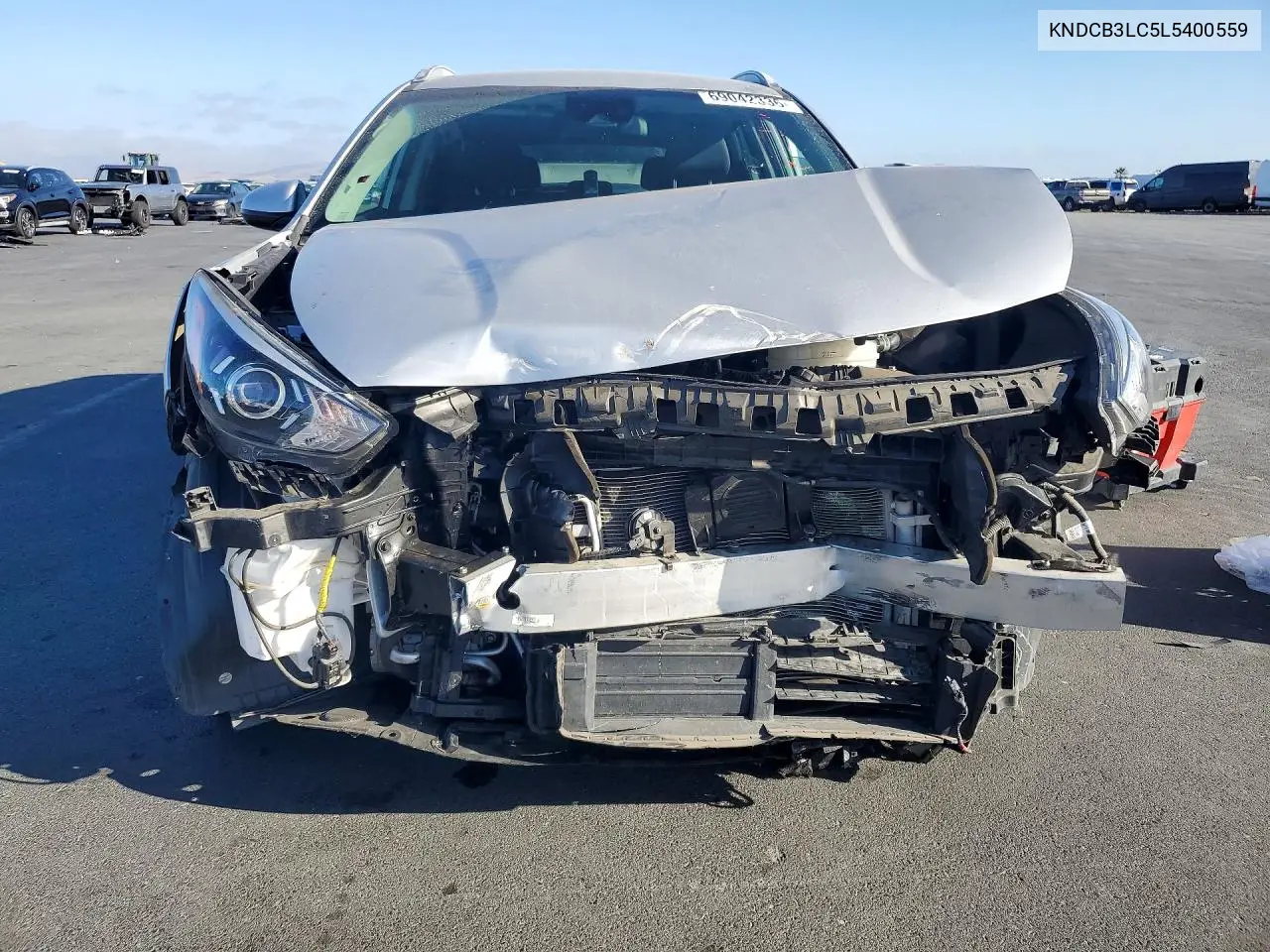 2020 KIA NIRO VIN KNDCB3LC5L5400559 — фото 5