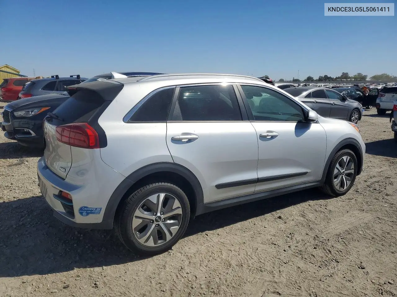 2020 KIA NIRO VIN KNDCE3LG5L5061411 — фото 3
