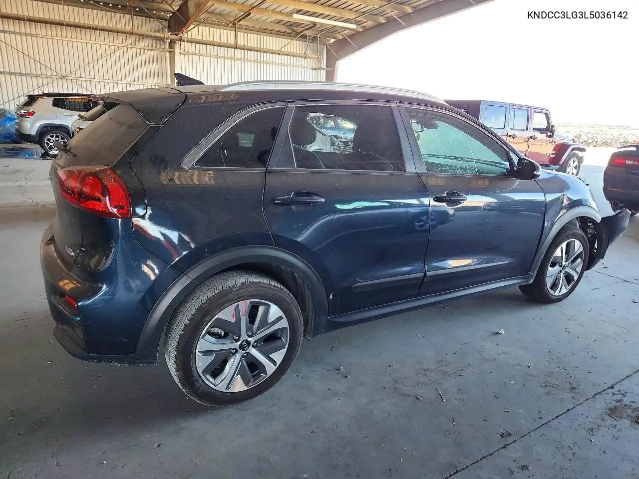 2020 KIA NIRO VIN KNDCC3LG3L5036142 — фото 3