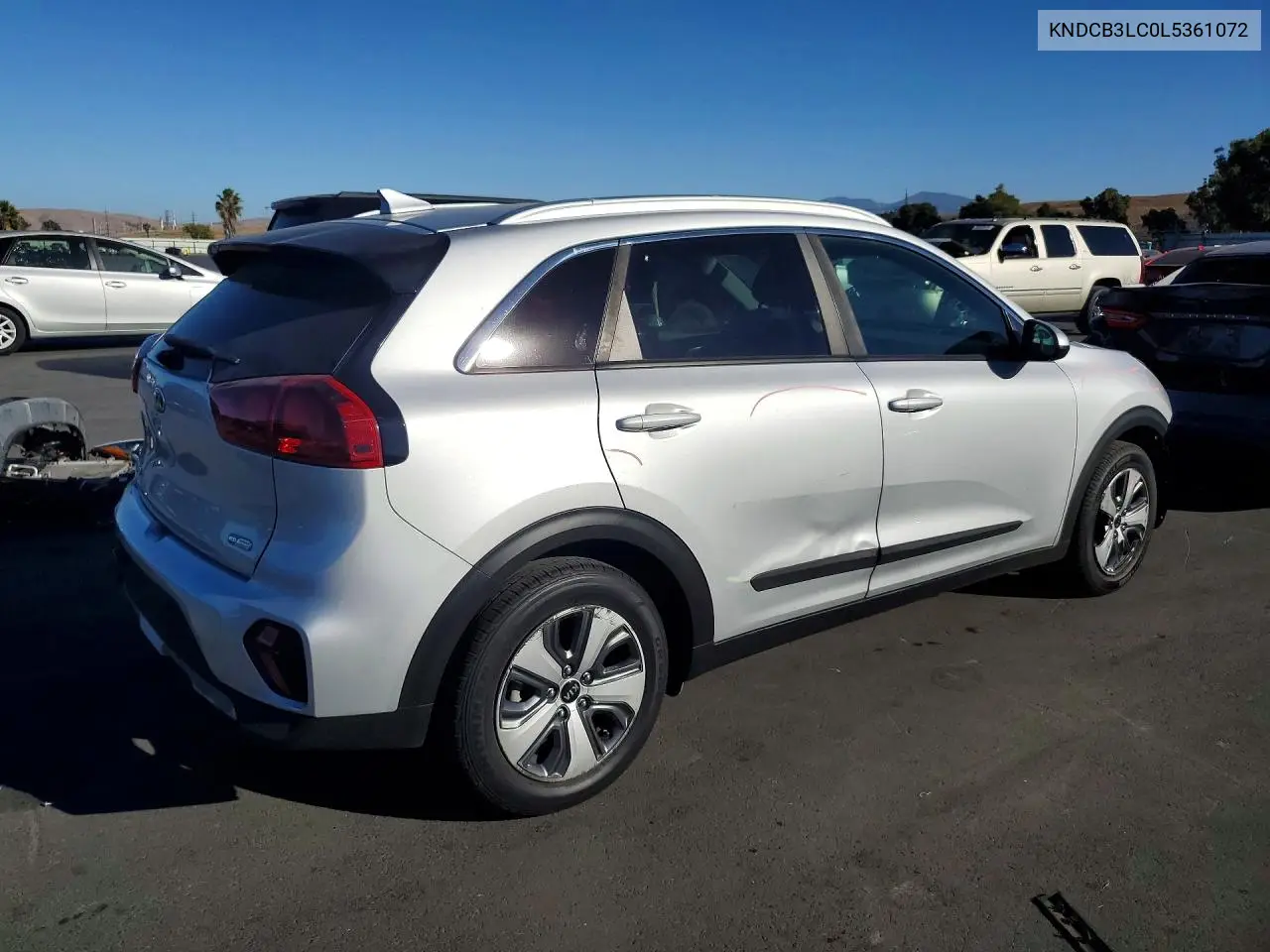 2020 KIA NIRO VIN KNDCB3LC0L5361072 — фото 3