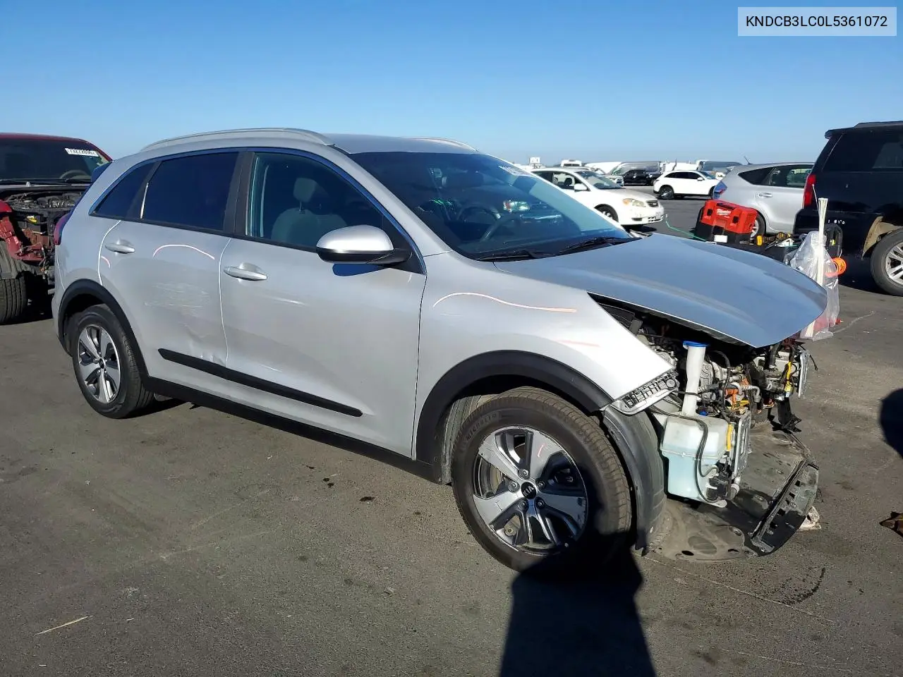 2020 KIA NIRO VIN KNDCB3LC0L5361072 — фото 4