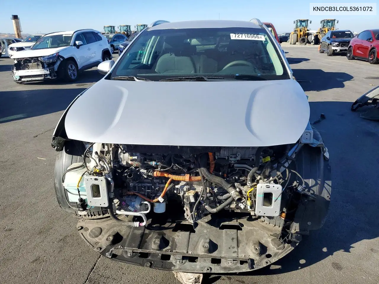 2020 KIA NIRO VIN KNDCB3LC0L5361072 — фото 5