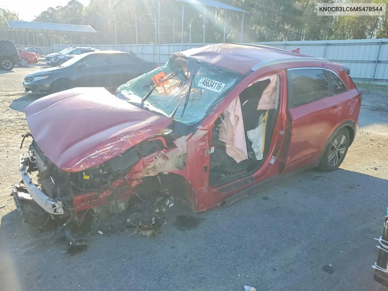 KIA NIRO 2021, VIN KNDCB3LC6M5478544
