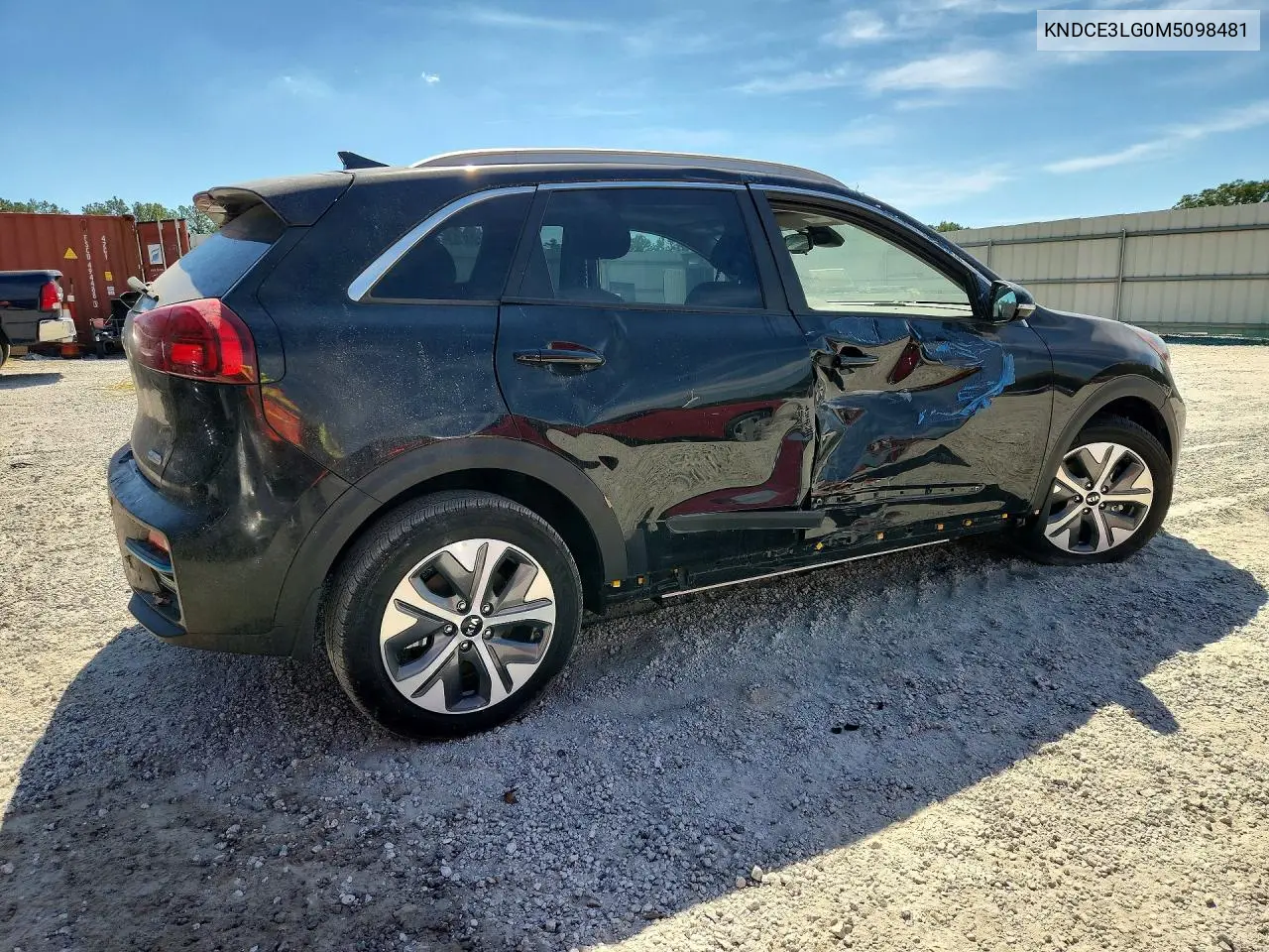 2021 KIA NIRO VIN KNDCE3LG0M5098481 — фото 3