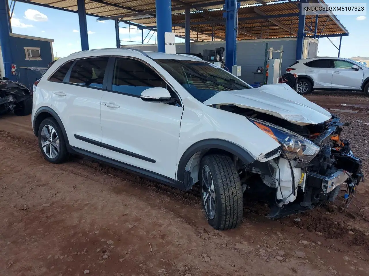 2021 KIA NIRO VIN KNDCC3LGXM5107323 — фото 4