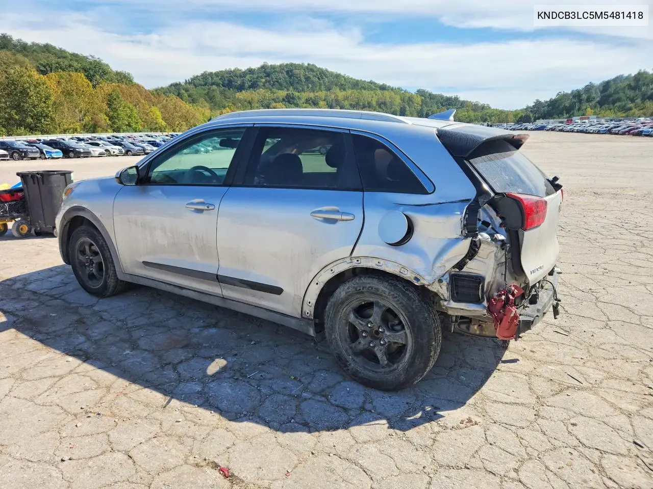 2021 KIA NIRO VIN KNDCB3LC5M5481418 — фото 2