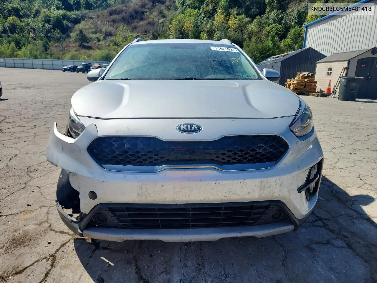 2021 KIA NIRO VIN KNDCB3LC5M5481418 — фото 5
