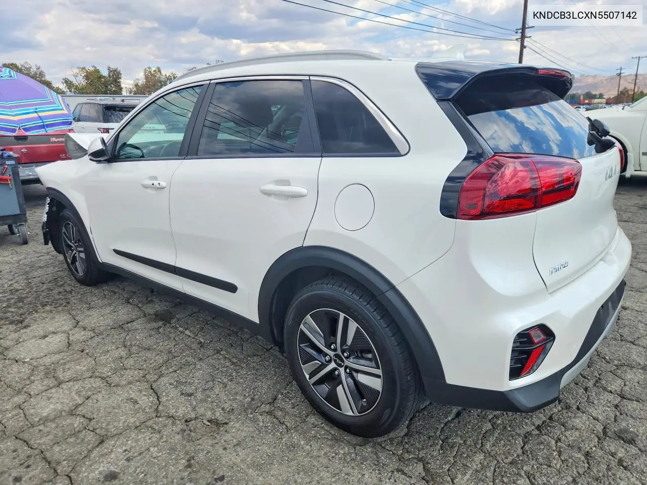 2022 KIA NIRO VIN KNDCB3LCXN5507142 — фото 2