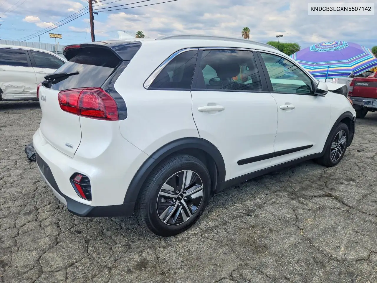 2022 KIA NIRO VIN KNDCB3LCXN5507142 — фото 3