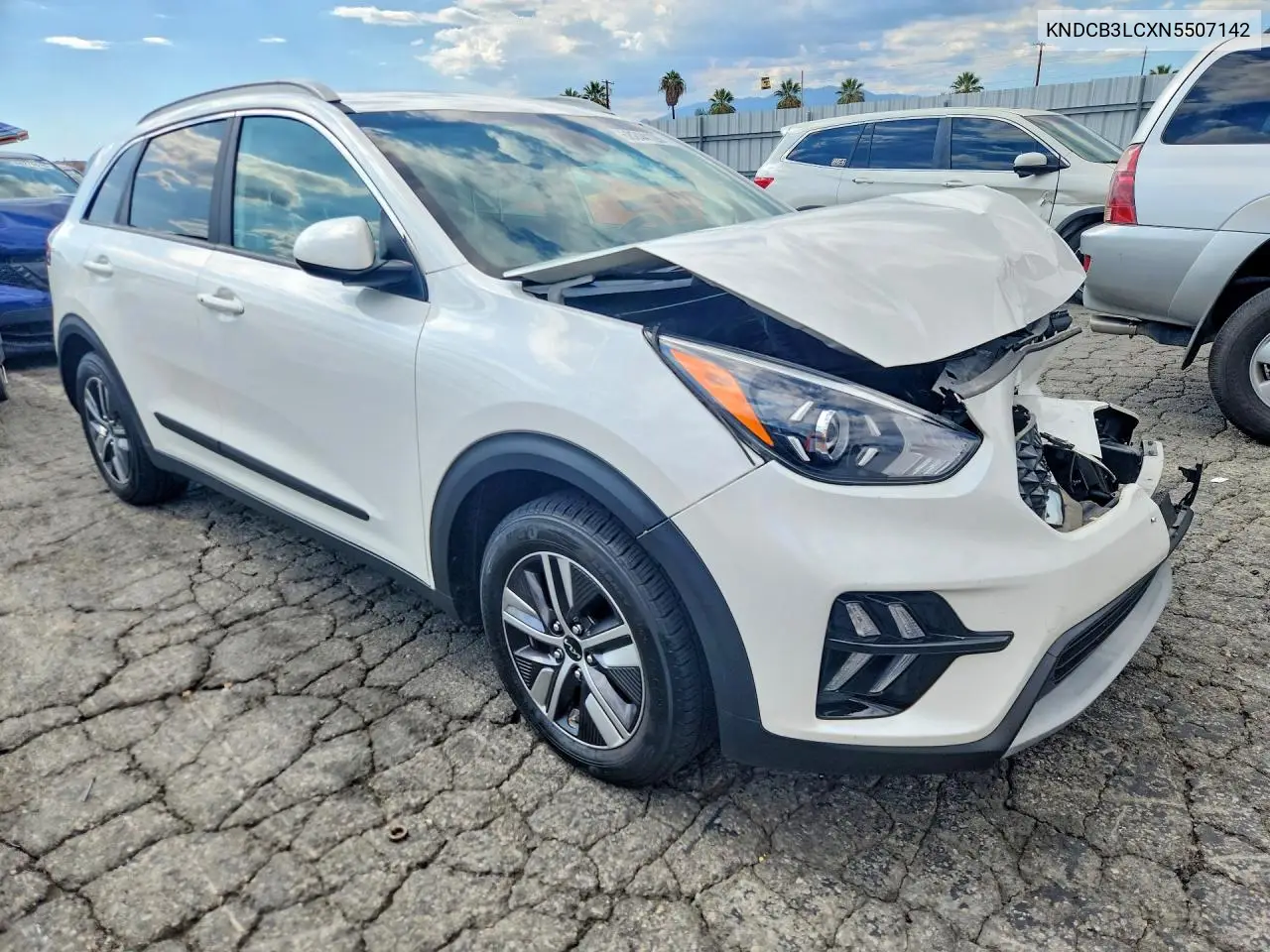 2022 KIA NIRO VIN KNDCB3LCXN5507142 — фото 4