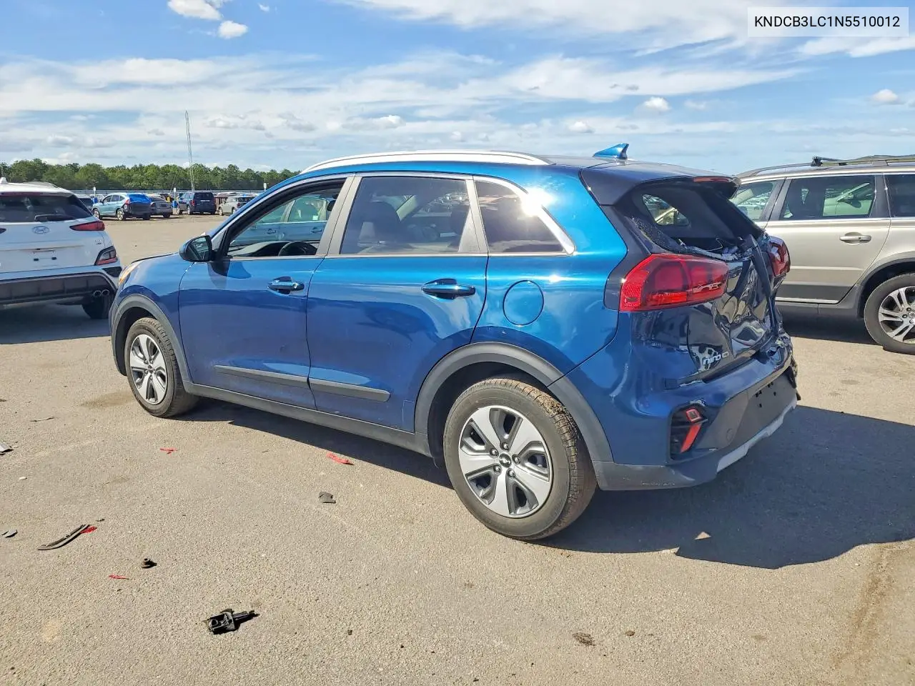 2022 KIA NIRO VIN KNDCB3LC1N5510012 — фото 2